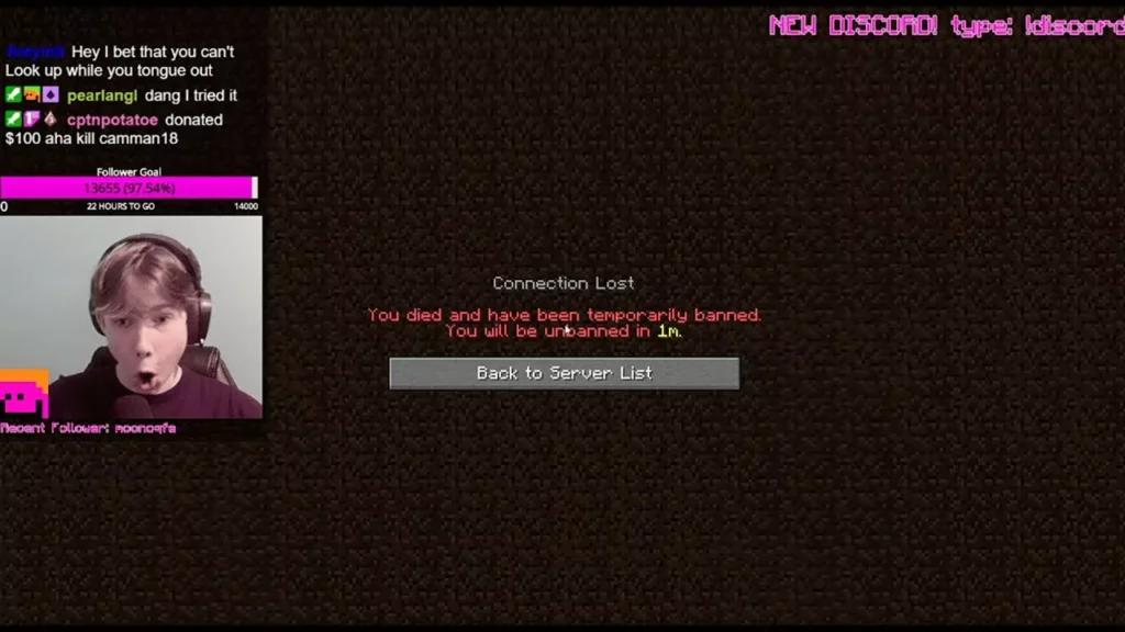 Camman18 Minecraft server