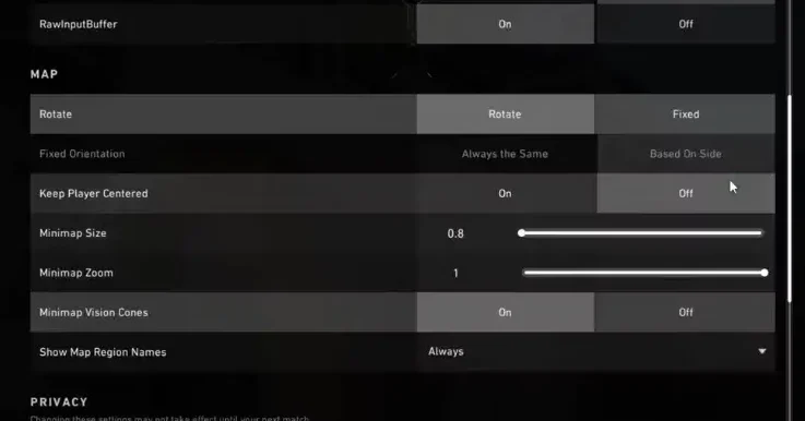 valorant Map Settings